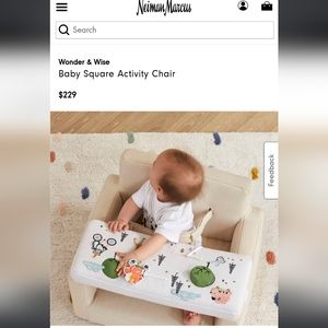 Wonder & Wise baby square activity chair